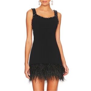 Cinq a Sept Black Stellah Mini Dress (Size 8)